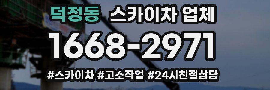 덕정동 스카이차 업체