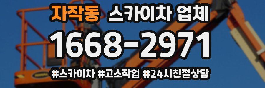 자작동 스카이차 업체