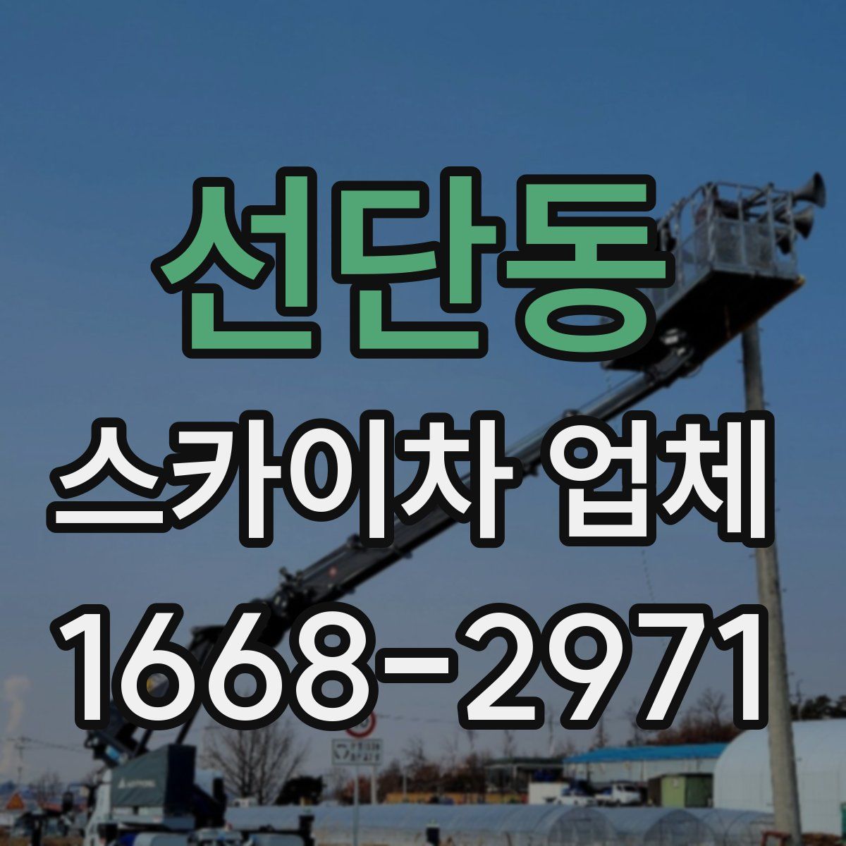 선단동 스카이차 업체
