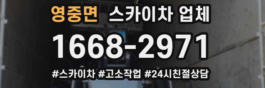 영중면 스카이차 업체