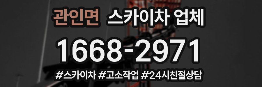 관인면 스카이차 업체
