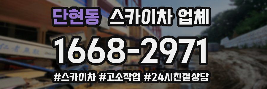 단현동 스카이차 업체