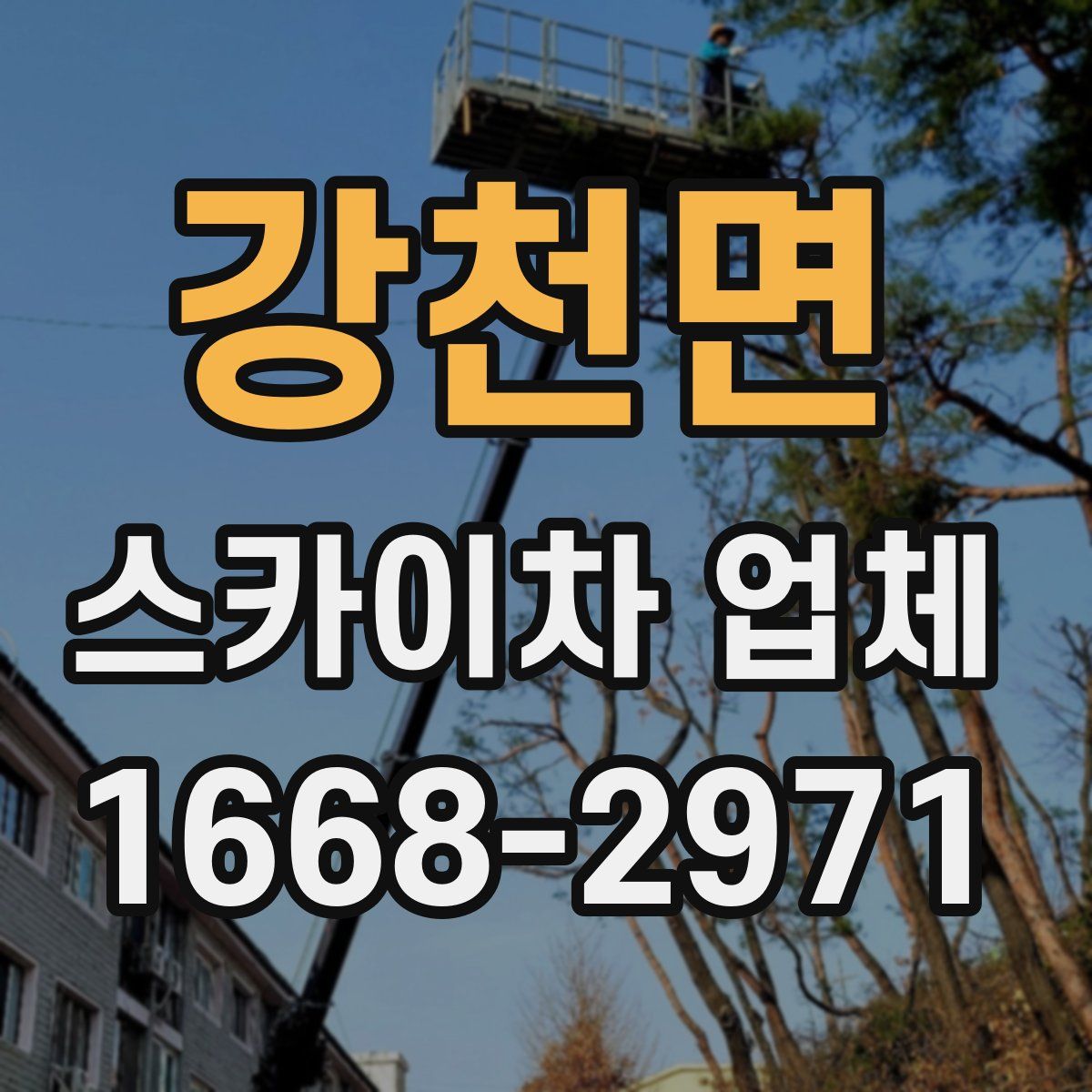 강천면 스카이차 업체