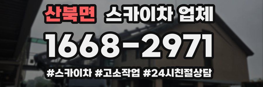 산북면 스카이차 업체