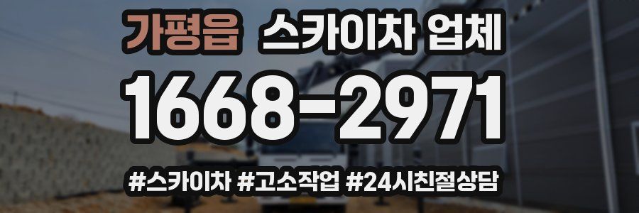 가평읍 스카이차 업체