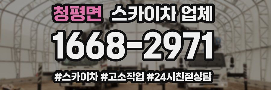 청평면 스카이차 업체