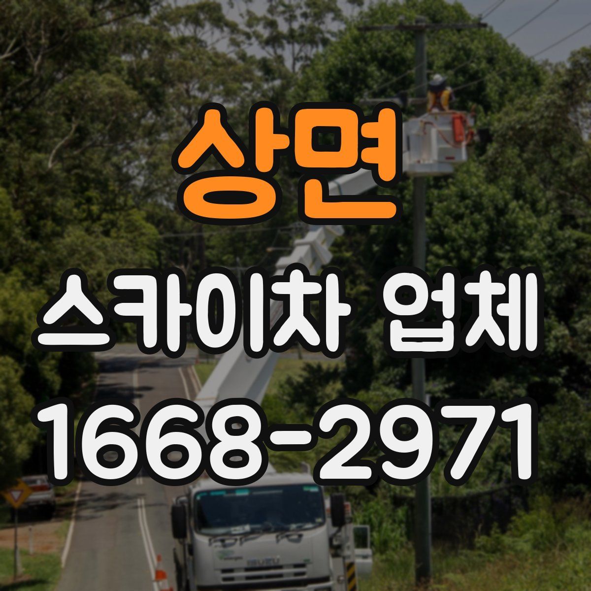 상면 스카이차 업체