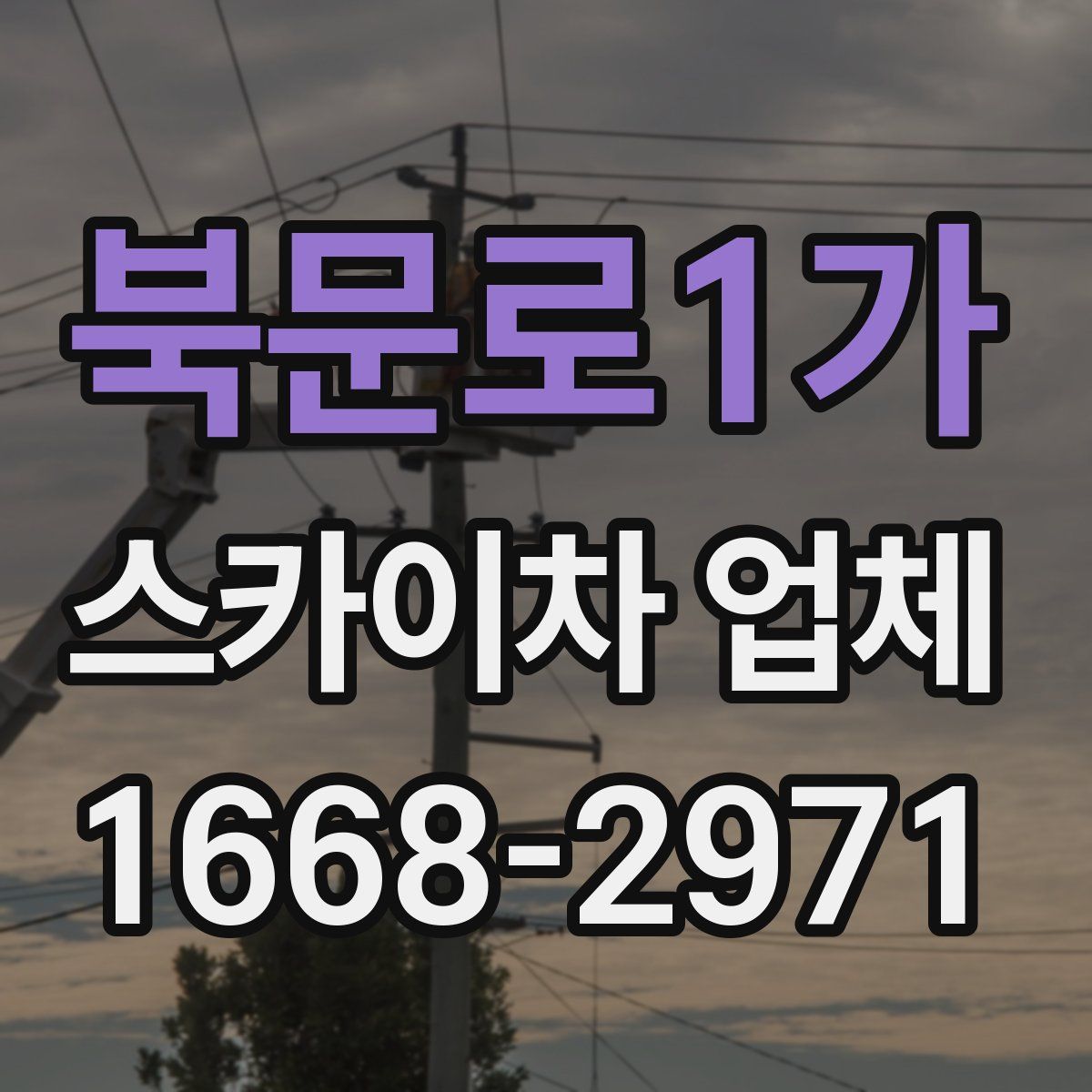 북문로1가 스카이차 업체