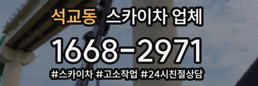 석교동 스카이차 업체