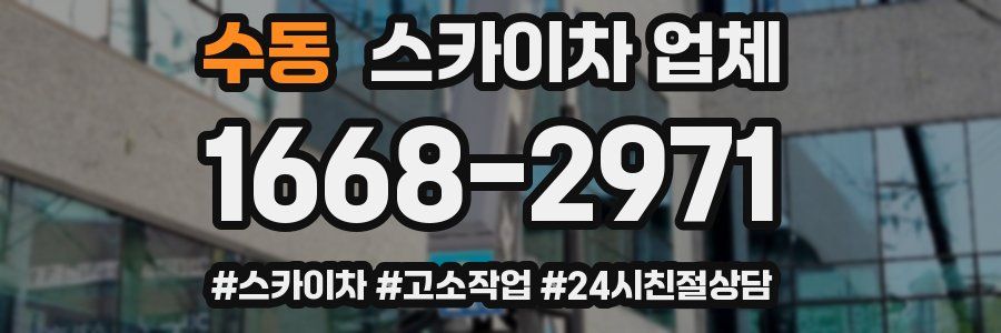 수동 스카이차 업체