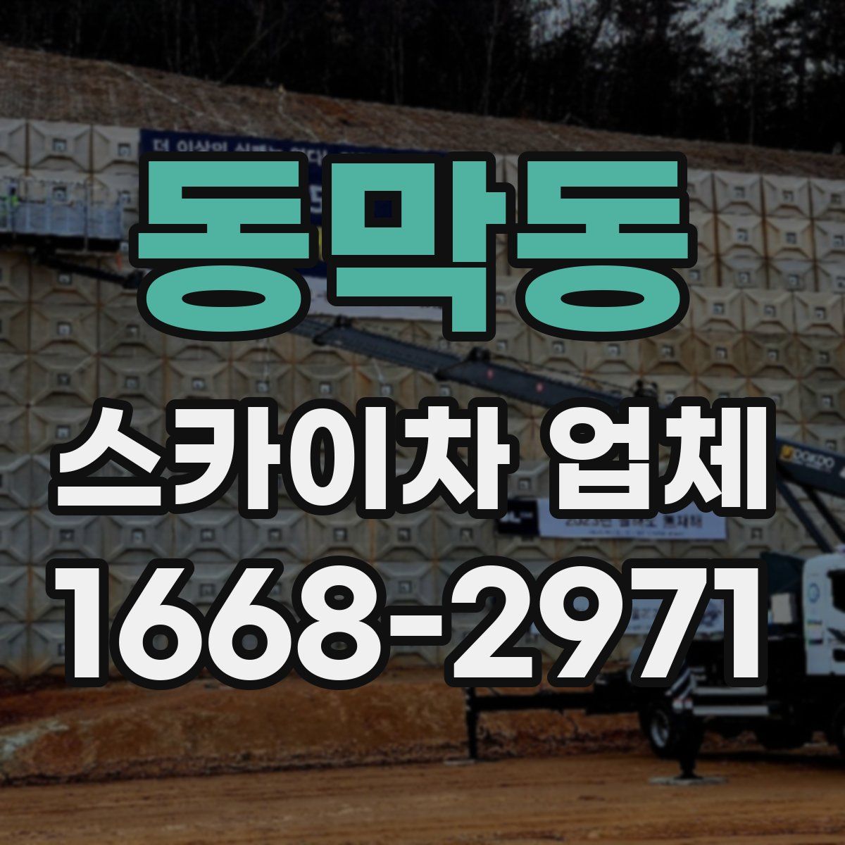 동막동 스카이차 업체