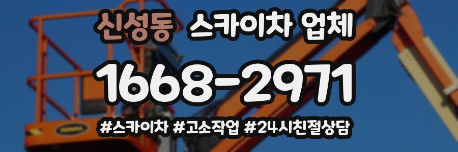 신성동 스카이차 업체
