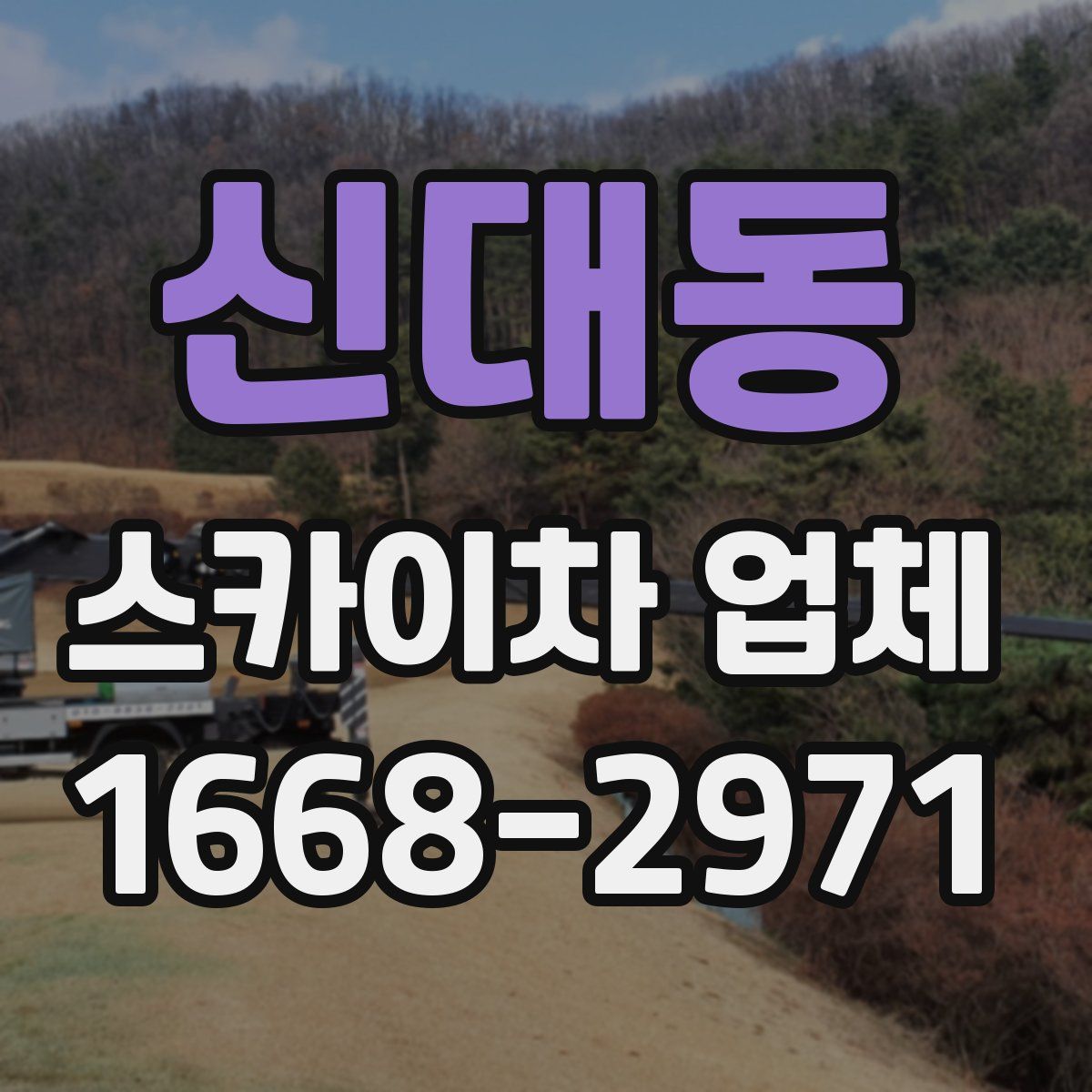 신대동 스카이차 업체