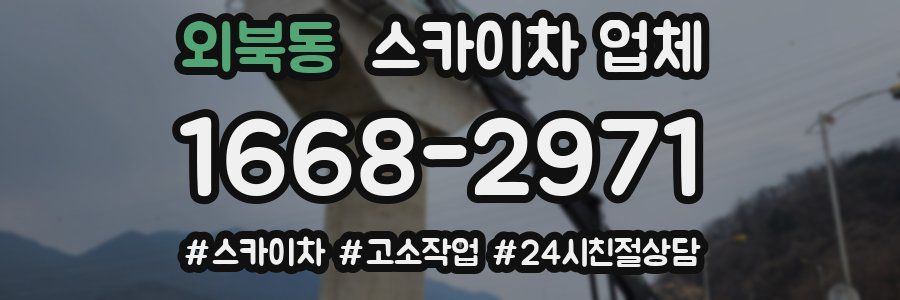 외북동 스카이차 업체