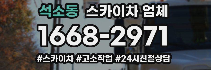 석소동 스카이차 업체