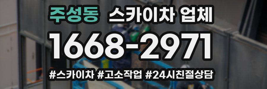 주성동 스카이차 업체