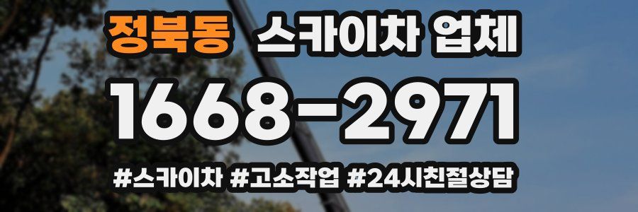 정북동 스카이차 업체