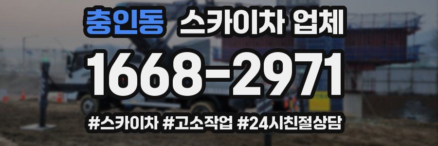 충인동 스카이차 업체