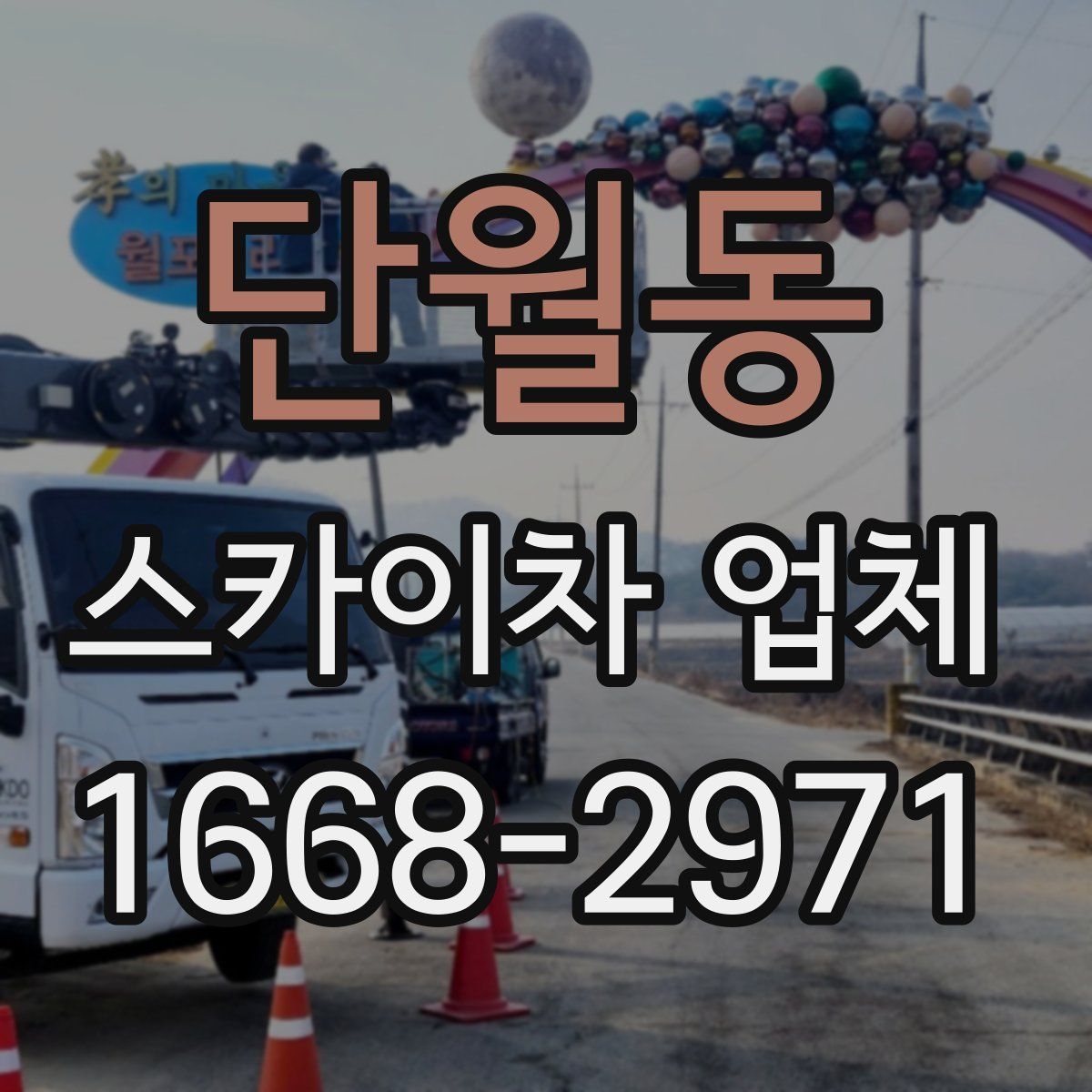 단월동 스카이차 업체