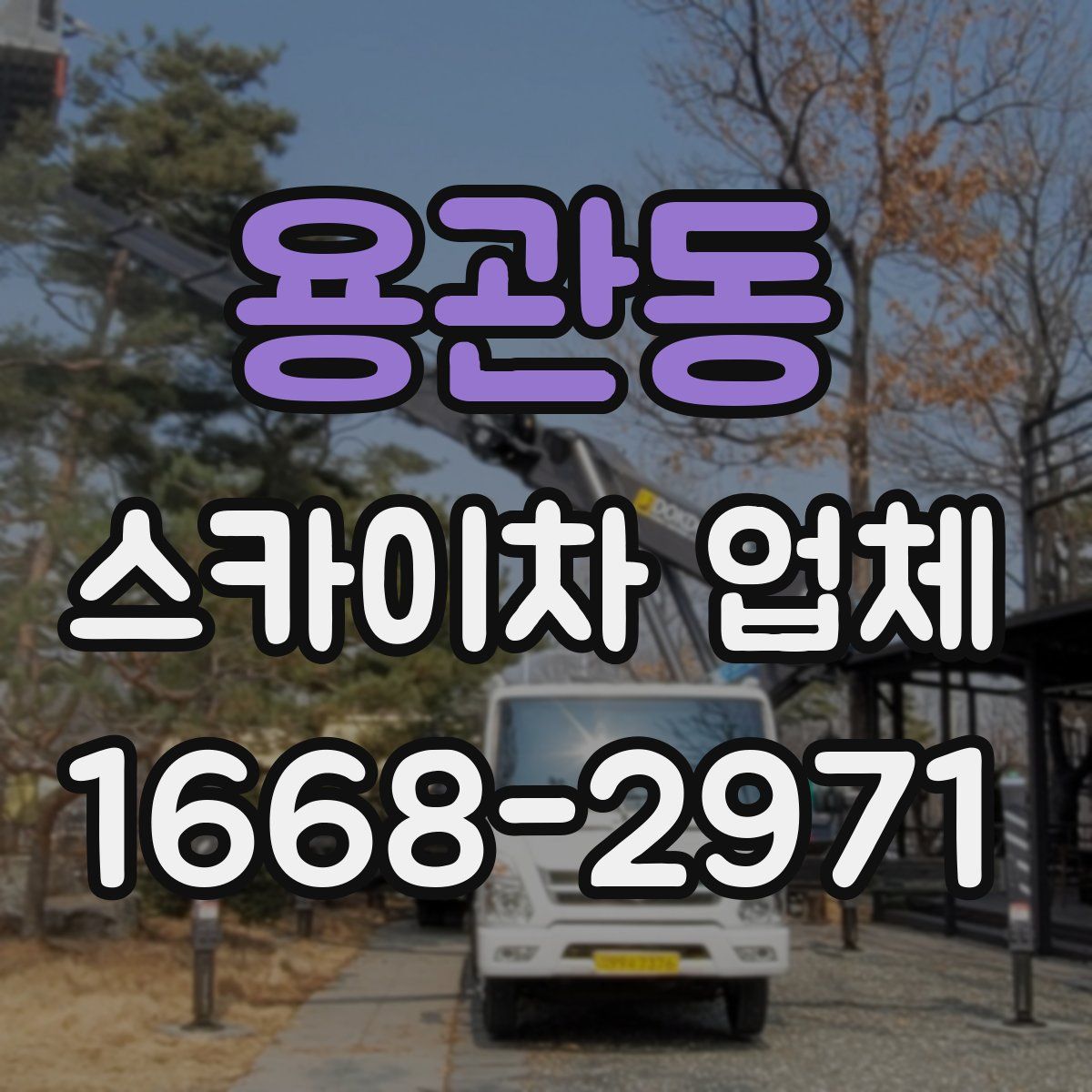 용관동 스카이차 업체
