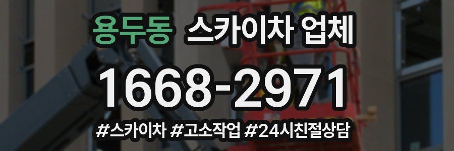 용두동 스카이차 업체
