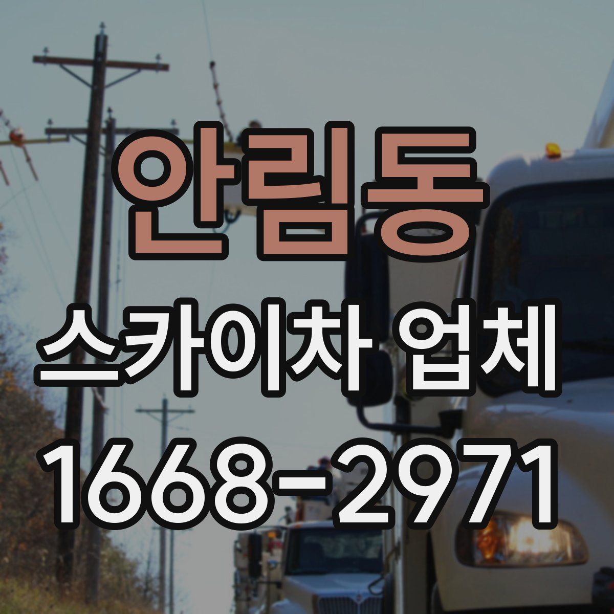 안림동 스카이차 업체