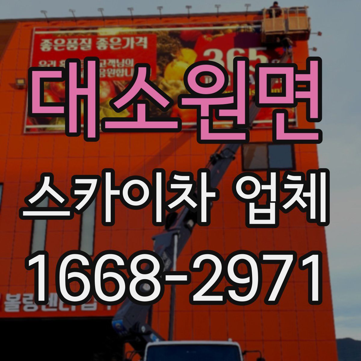 대소원면 스카이차 업체