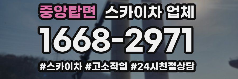 중앙탑면 스카이차 업체