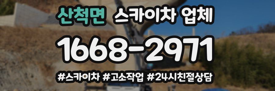 산척면 스카이차 업체
