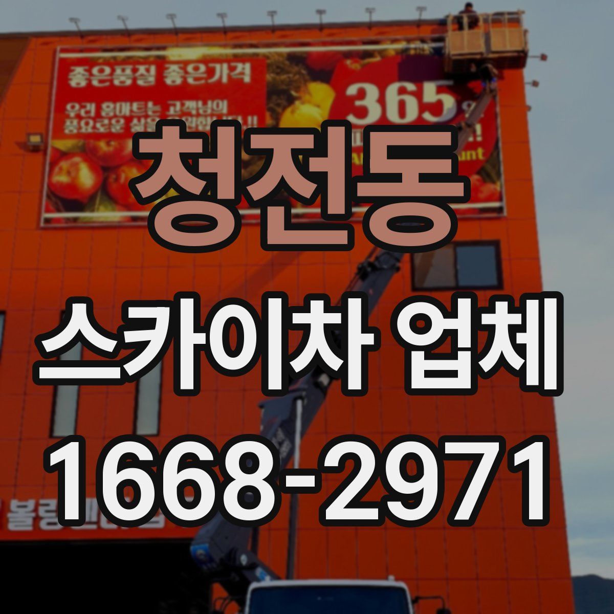 청전동 스카이차 업체
