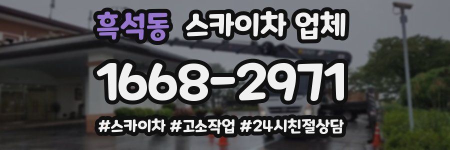 흑석동 스카이차 업체