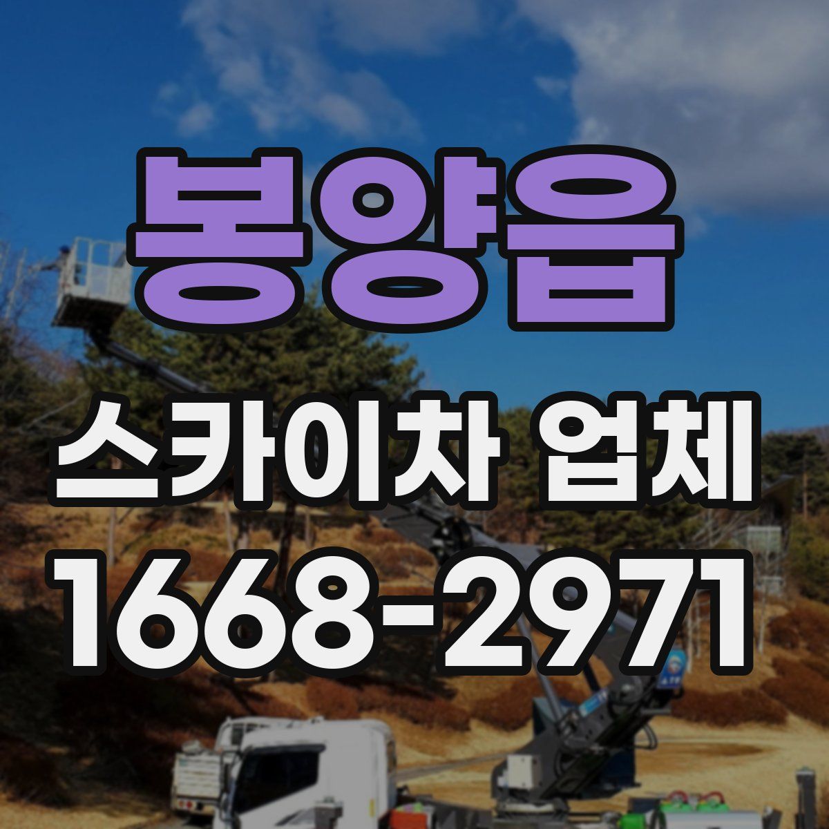 봉양읍 스카이차 업체