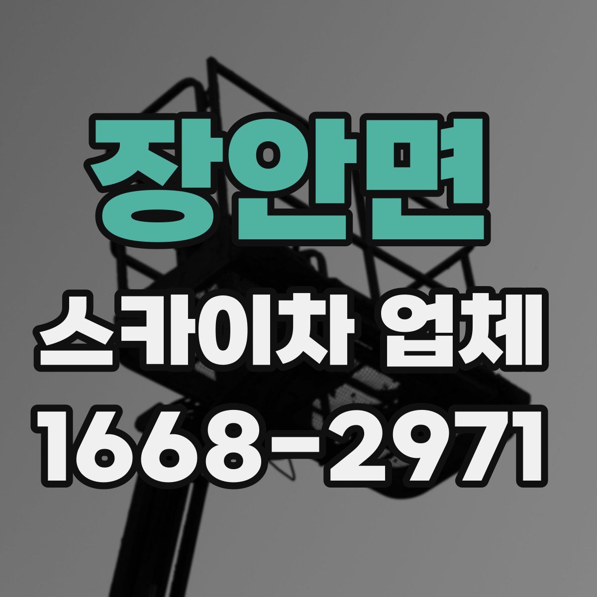 장안면 스카이차 업체