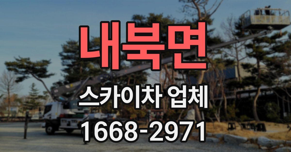 내북면 스카이차 업체