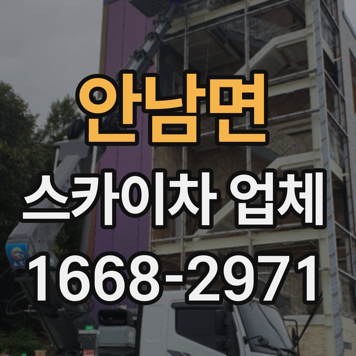 안남면 스카이차 업체