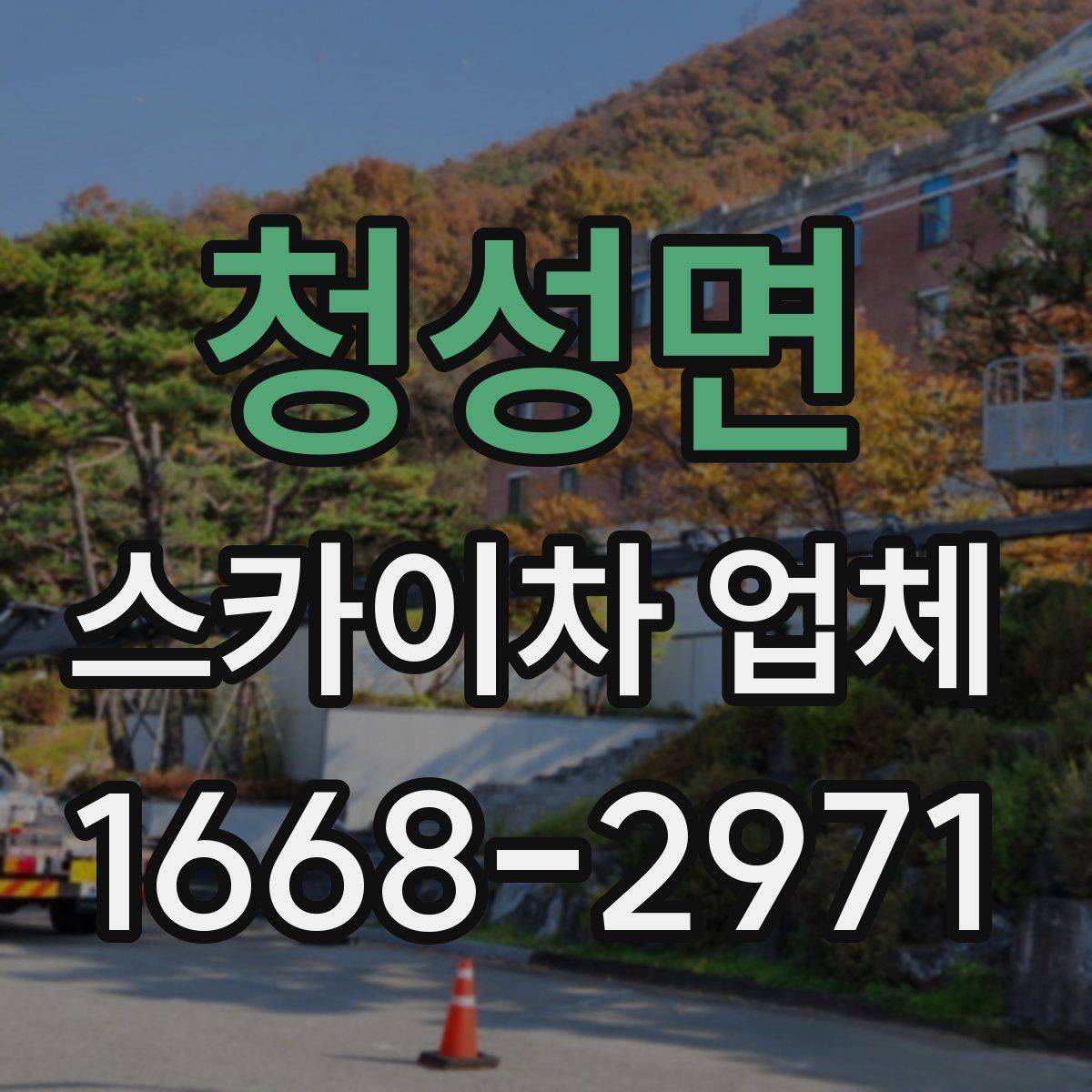 청성면 스카이차 업체