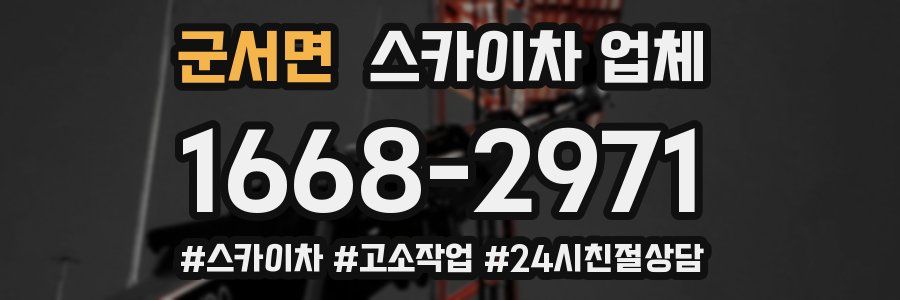 군서면 스카이차 업체