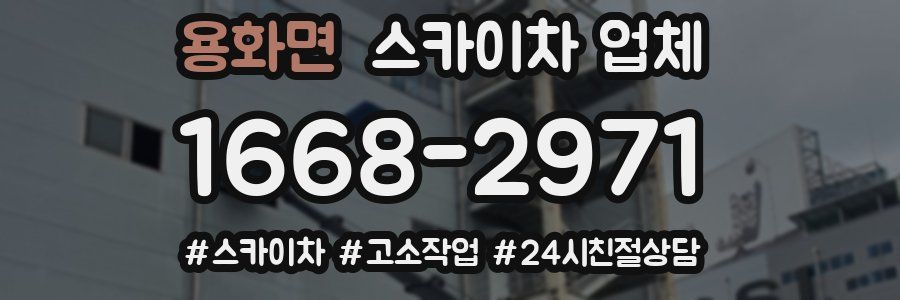 용화면 스카이차 업체
