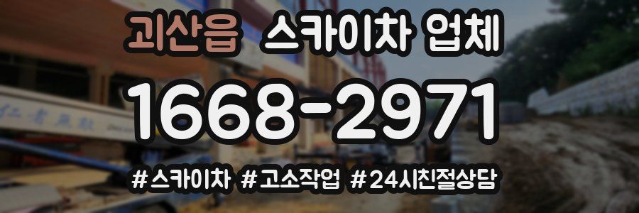 괴산읍 스카이차 업체