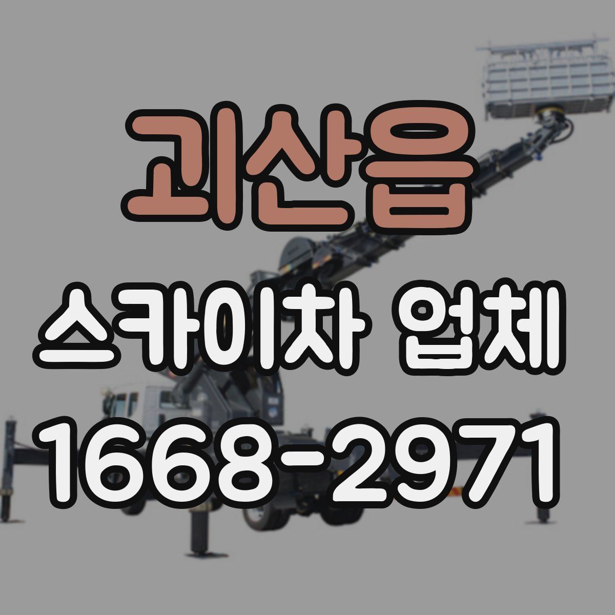 괴산읍 스카이차 업체
