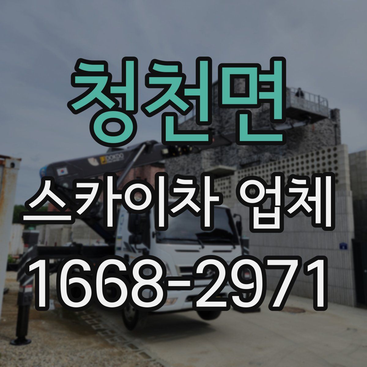 청천면 스카이차 업체