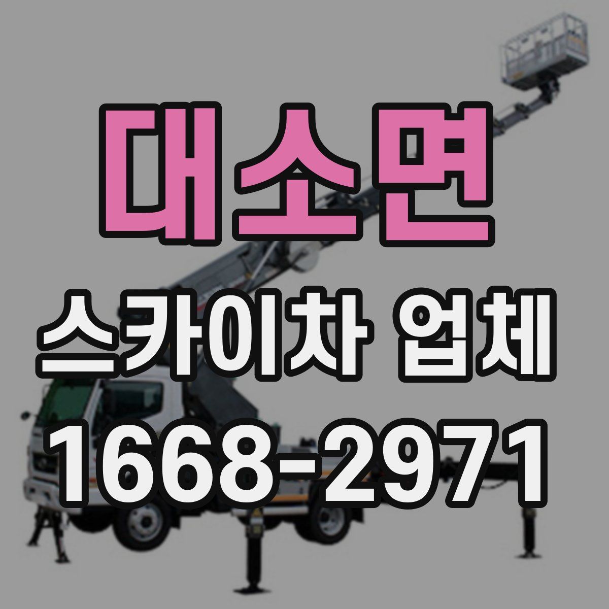 대소면 스카이차 업체