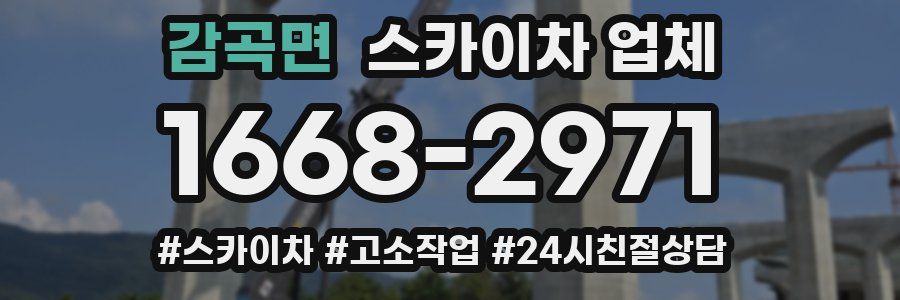 감곡면 스카이차 업체