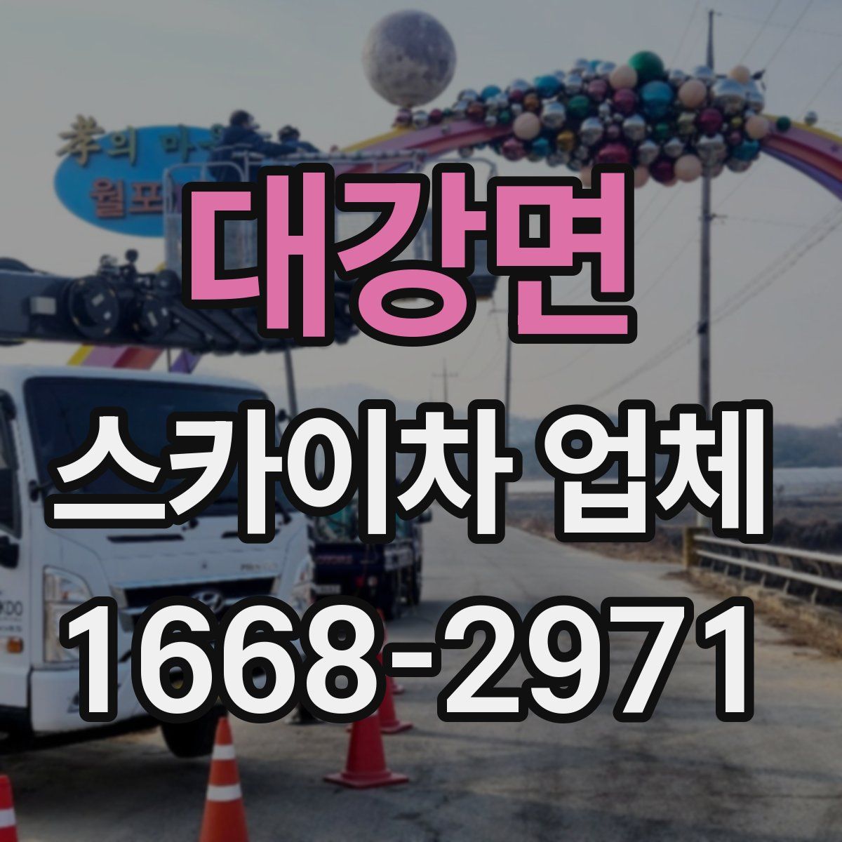 대강면 스카이차 업체