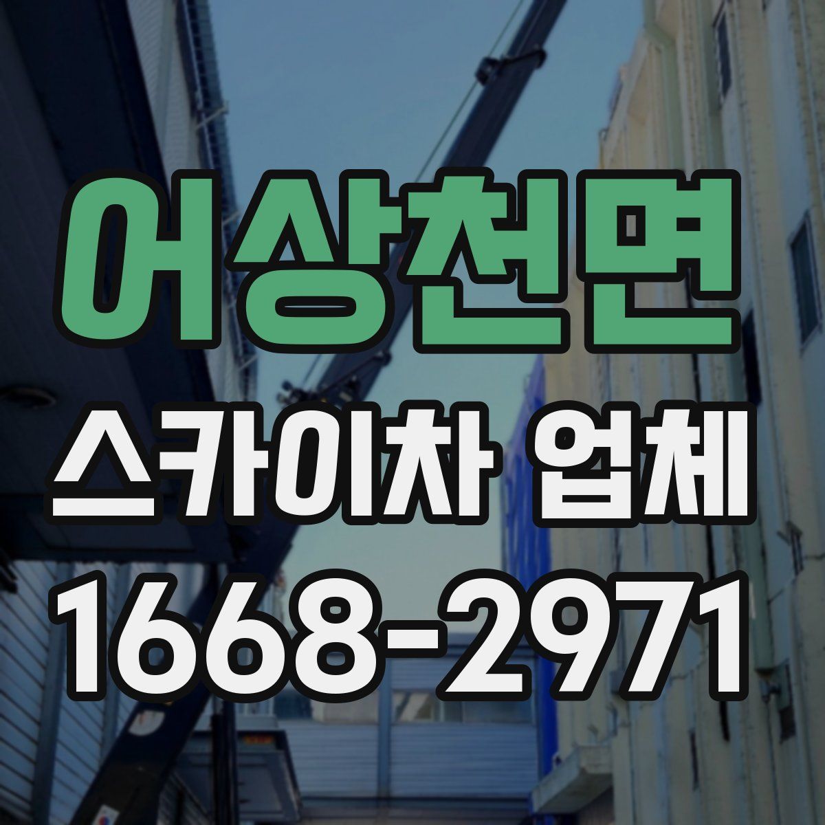 어상천면 스카이차 업체