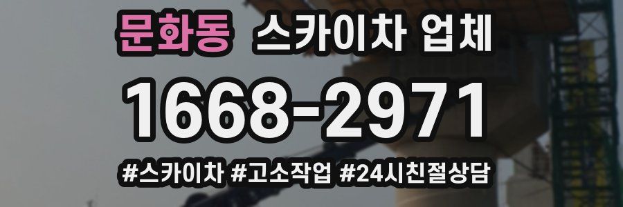 문화동 스카이차 업체
