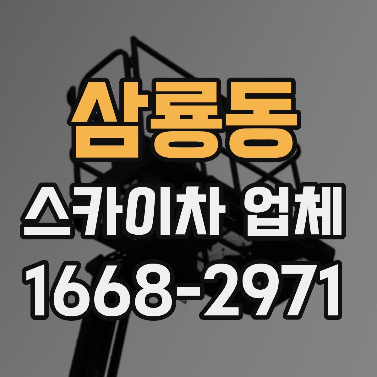 삼룡동 스카이차 업체