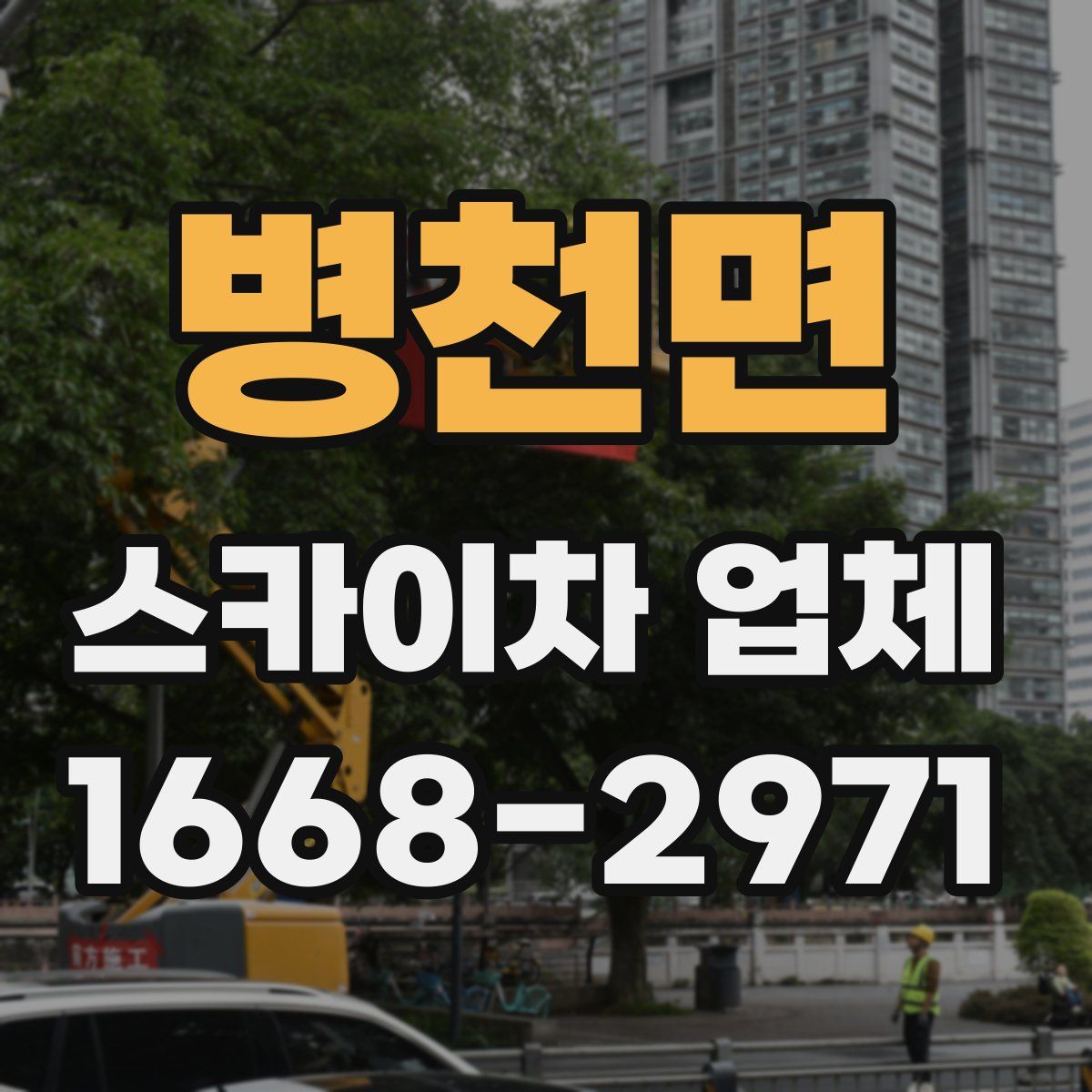 병천면 스카이차 업체