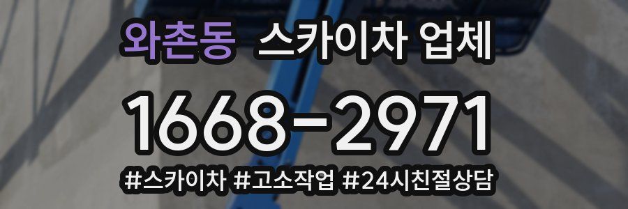 와촌동 스카이차 업체