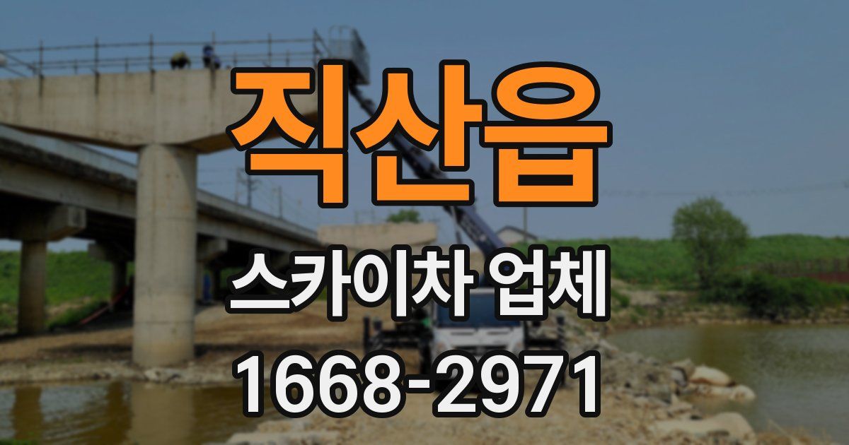 직산읍 스카이차 업체